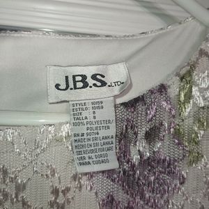 White/ flower print J.B.S. Ltd dress